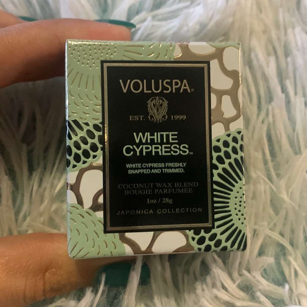 Voluspa | White Cyprus Mini Candle - 1 oz